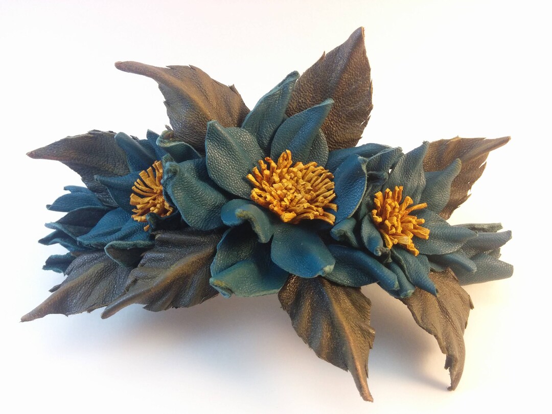 Wholesale Fermaglio per Capelli con Fiore di Simulazione 3D Fatto