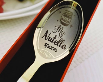 Nutella Spoon For Nutella Lover Nice Funny Personalized Birthday Gift Present