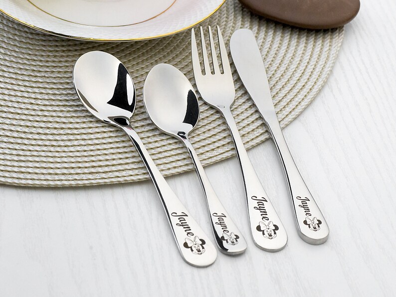 Personalized baby gifts Unicorn gifts for girls Personalized children/'s unicorn cutlery with engraved Baby name Gift for kids