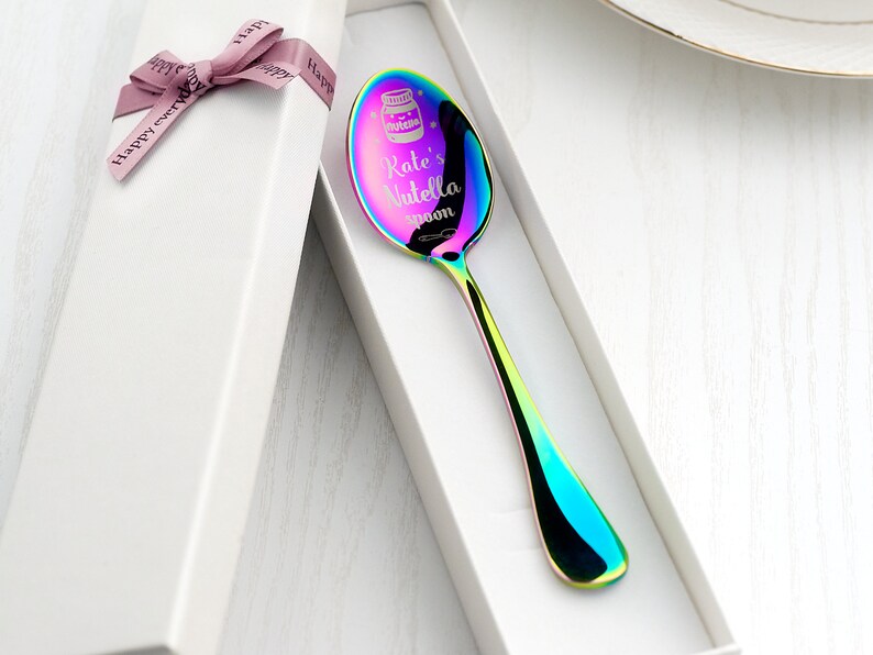 Gift for Dad Dads Ice Cream Spoon with engraved name