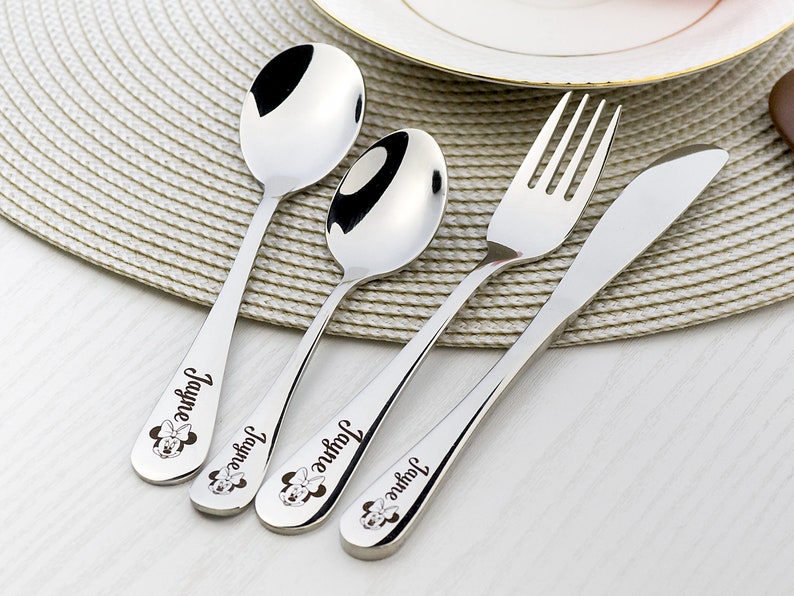 Personalized baby spoon engraved with baby name Childrens Etsy