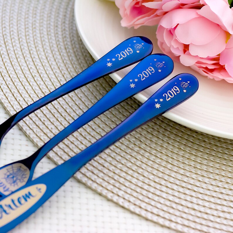 Personalized baby gifts Cutlery name Toddler flatware Etsy