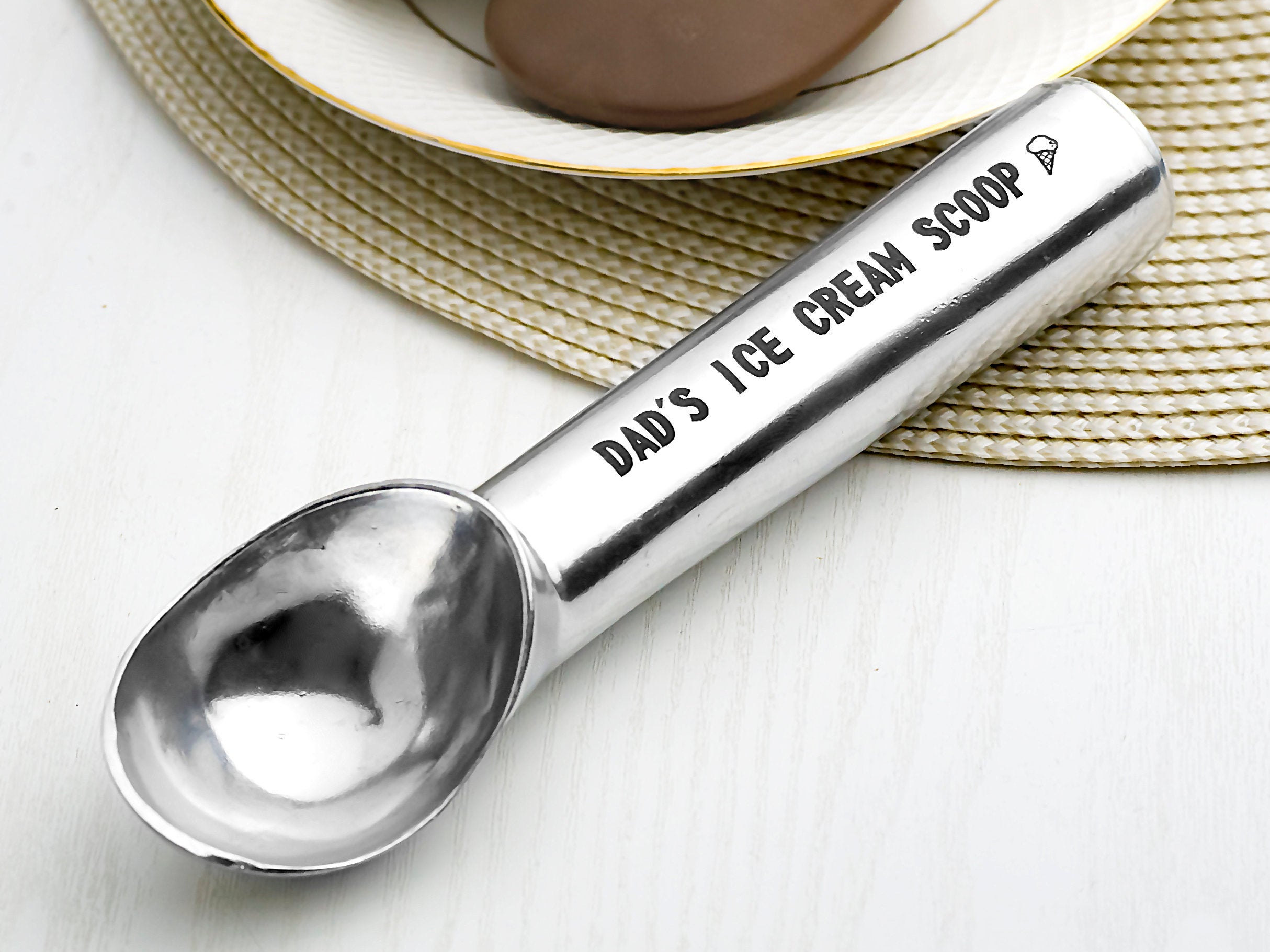 Custom Ice Cream Scoops with engraved logo Etsy