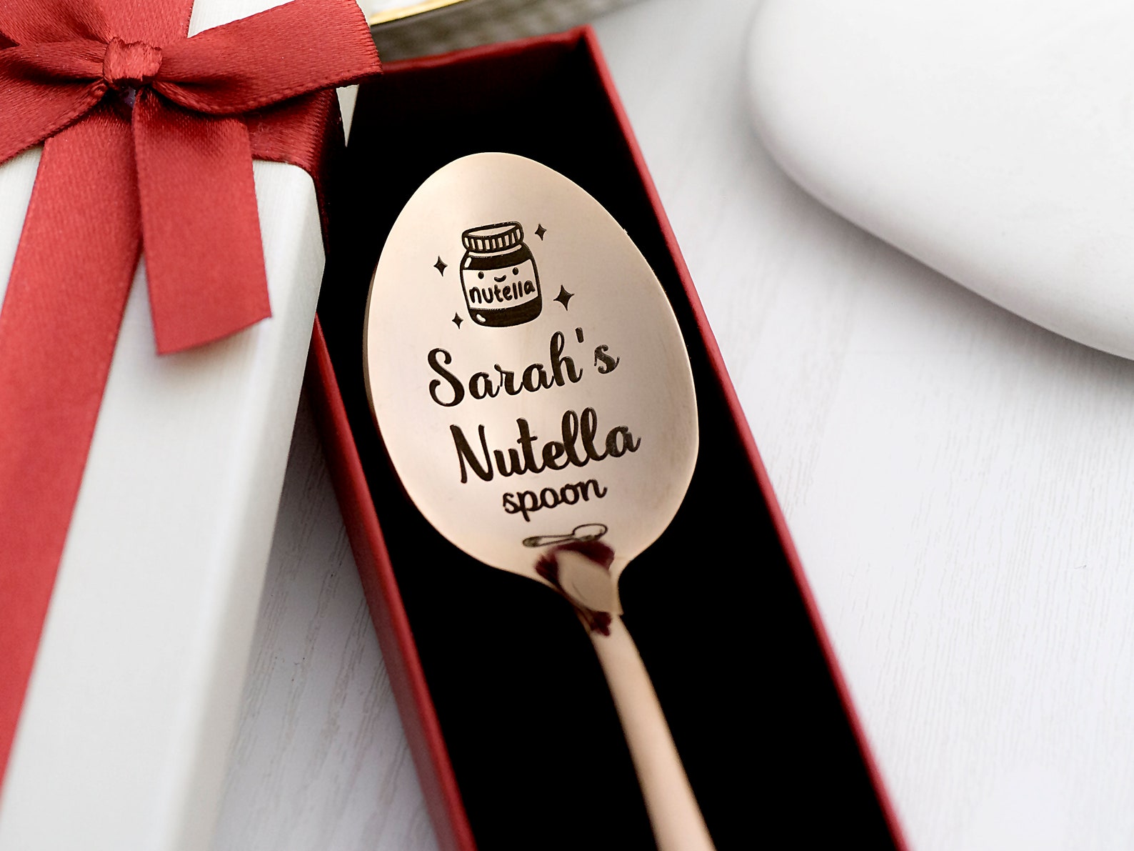 Nutella spoon with NAME Custom Nutella spoon Personalized Etsy