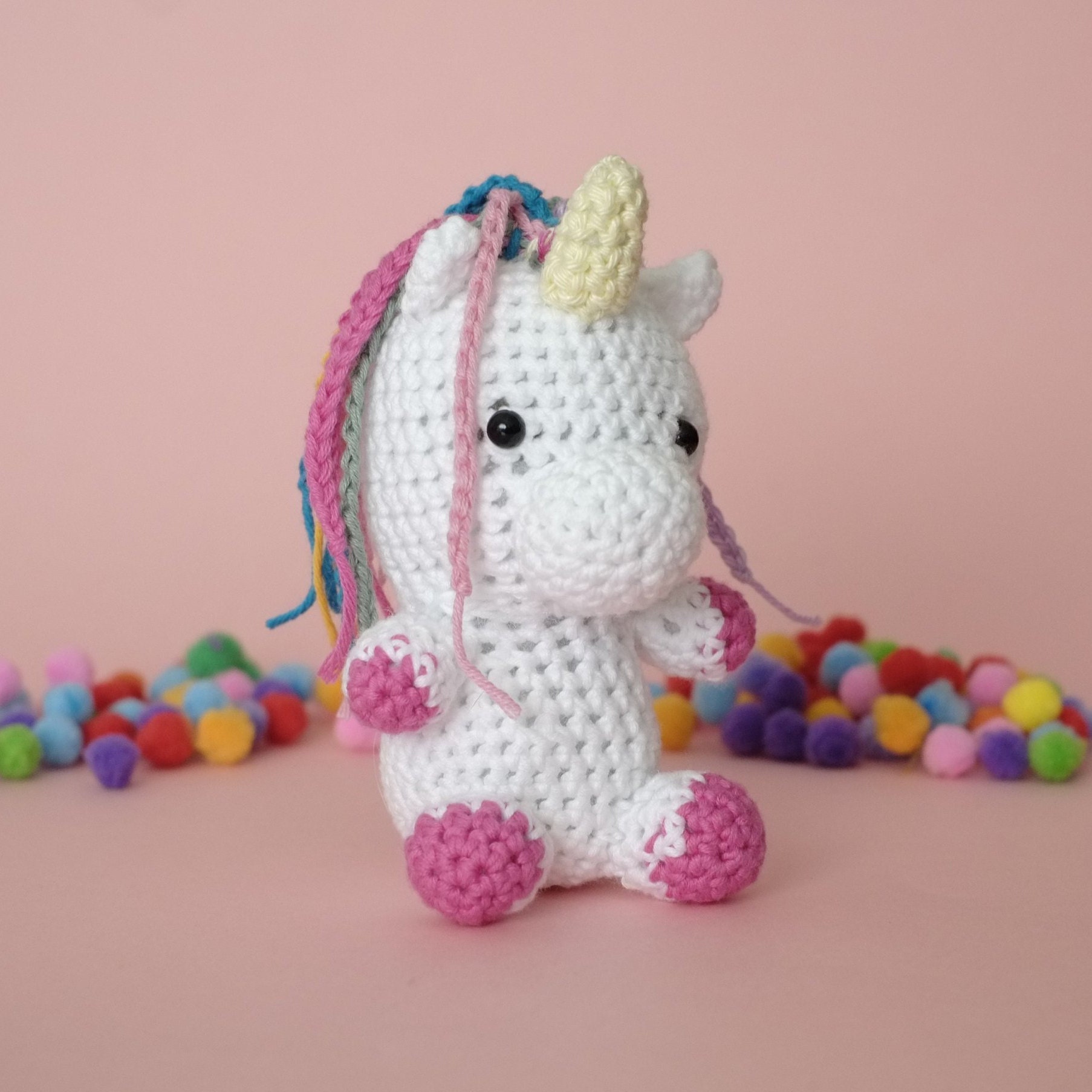 rainbow unicorn doll