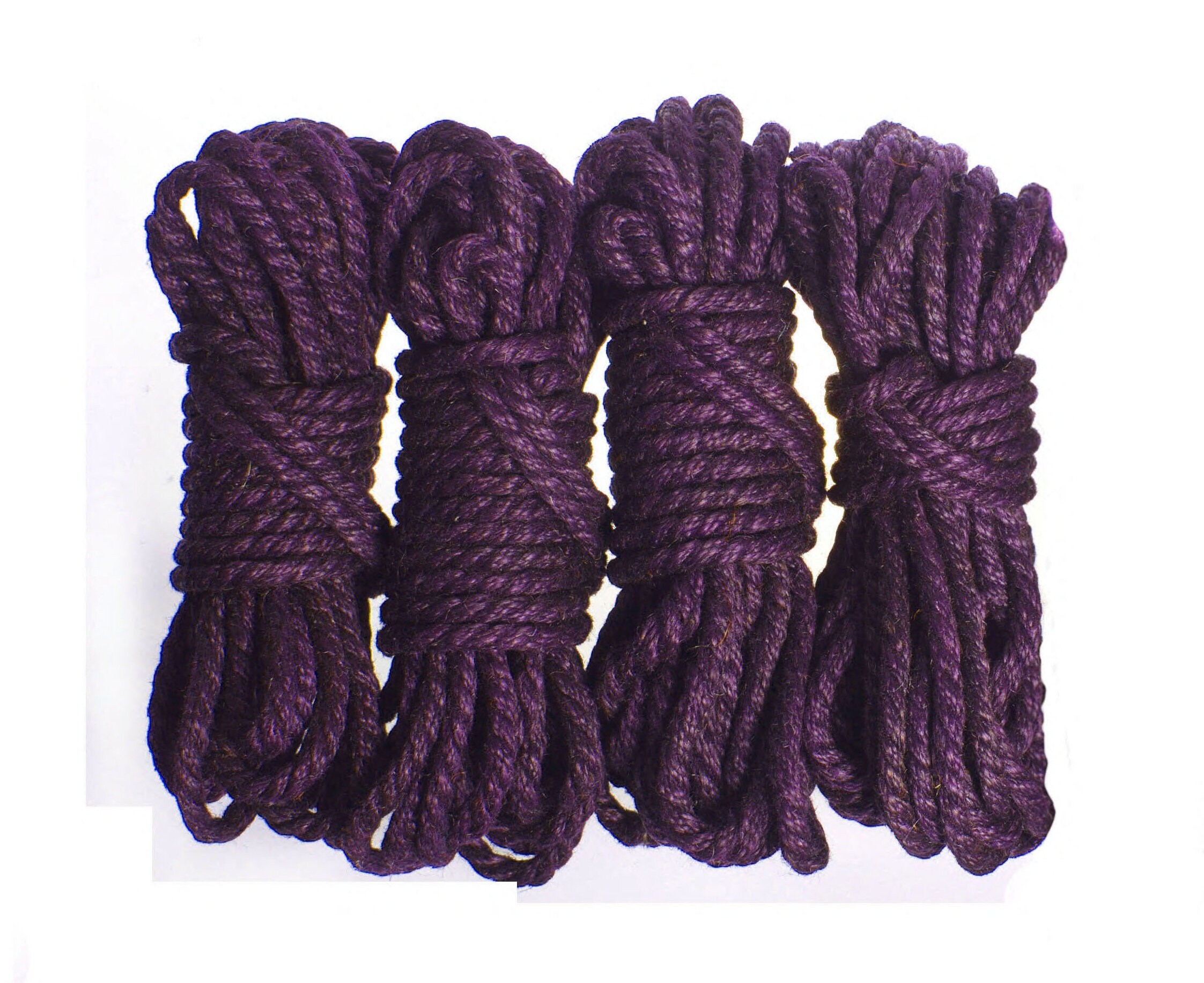 BDSM Rope 4x26ft 6mm rope purple jute rope bondage shibari Etsy