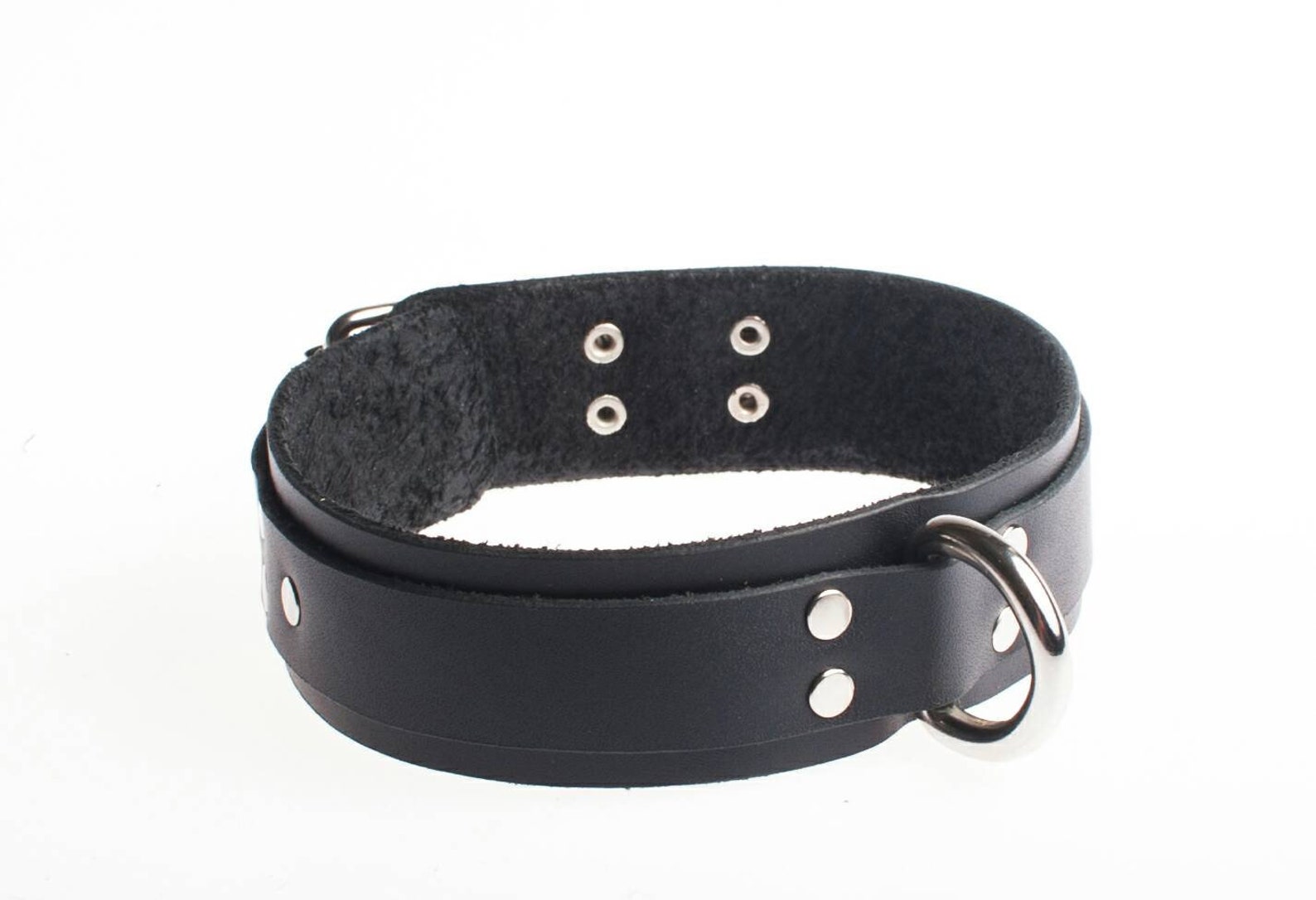 BDSM Leather Collar With Engraving for Submissive D Ring - Etsy