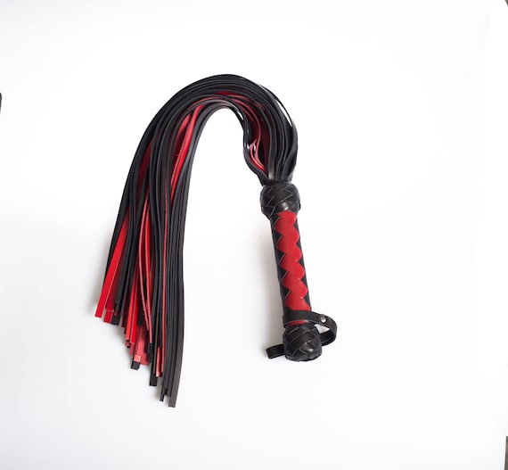 Rapidly Fouet en Cuir Cravache Flogger Bondage de S&M Fouet Massage