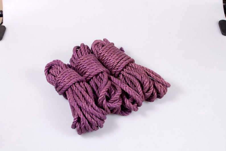 BDSM Shibari Rope Kit 3x26ft 6mm Shibari Jute Rope for - Etsy