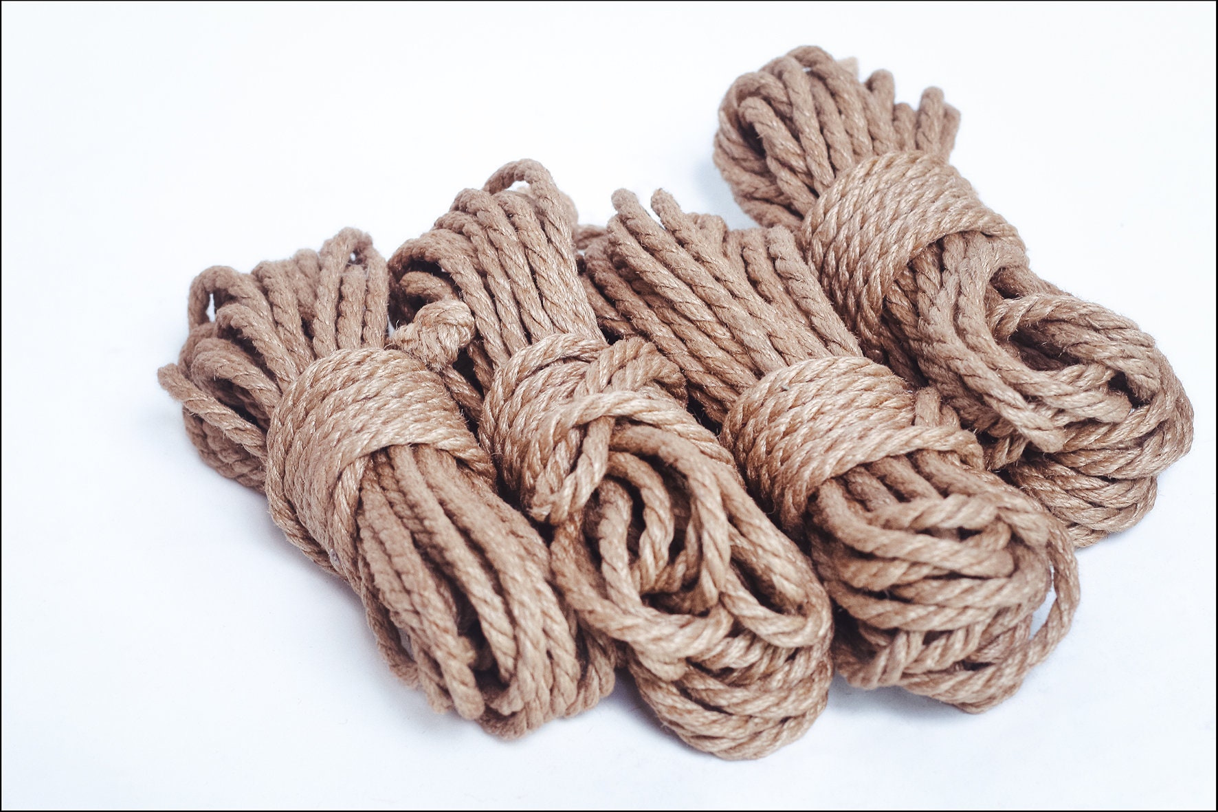 BDSM shibari natural rope kit 4x26ft 6mm shibari Jute rope Etsy