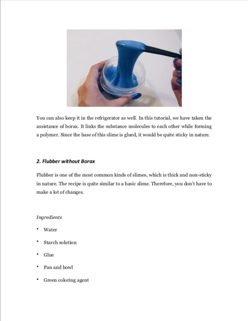 Diy Slime Making Big Collection 75 Recipes And Hacks For Etsy