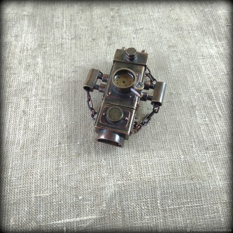 Steampunk Flash drive Duas catenulas image 1