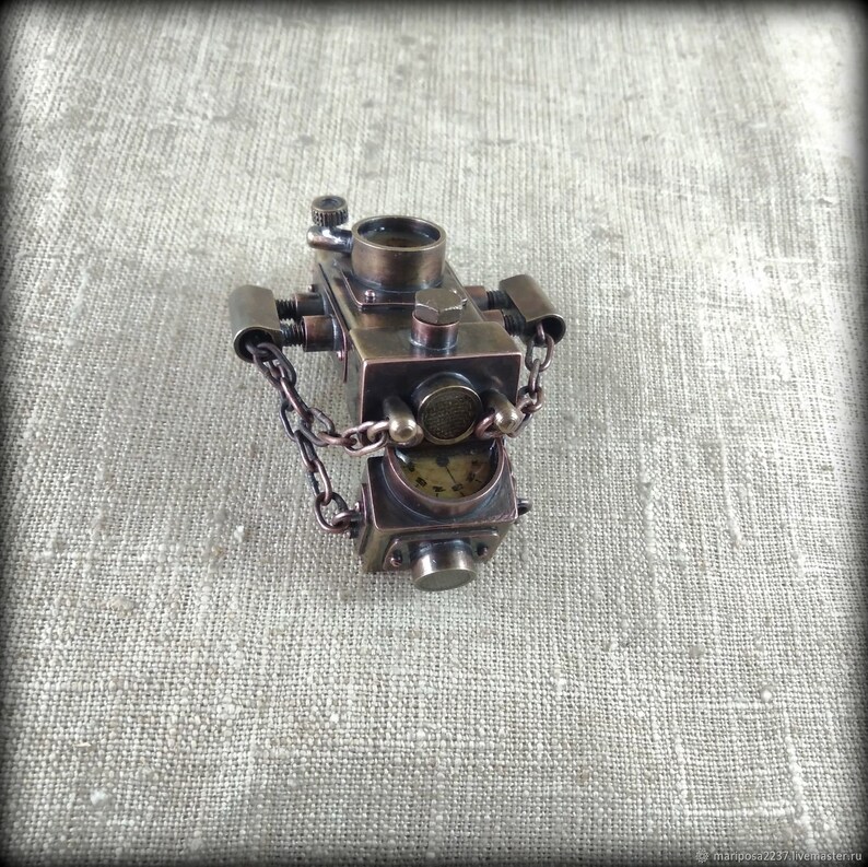 Steampunk Flash drive Duas catenulas image 3