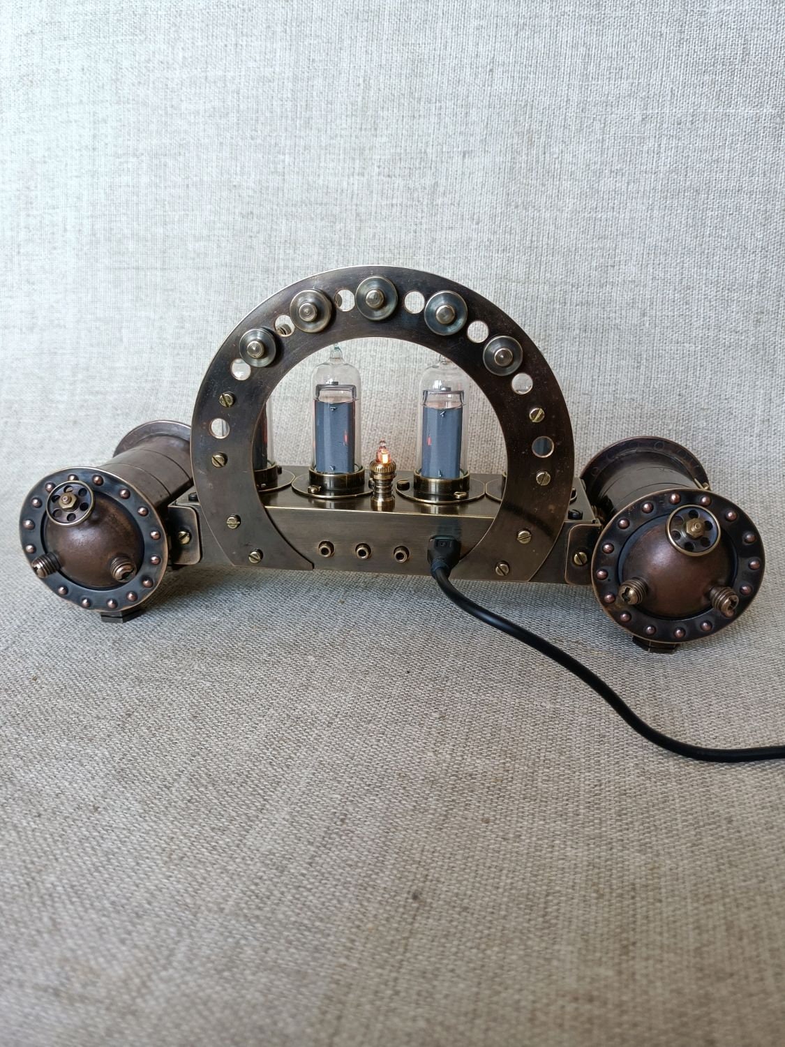 The desk Clock 'time Generator,' Steampunk Etsy