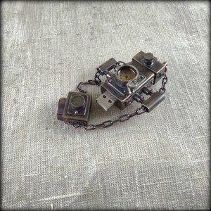 Steampunk Flash drive Duas catenulas image 6