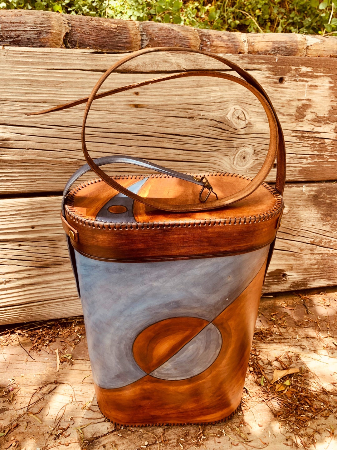 Leather Thermo Yerba Mate Holder singularity Model Etsy