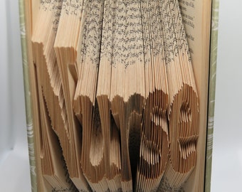 Folded Book Art- Nurse
