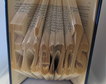 Folded Book Art- Friends