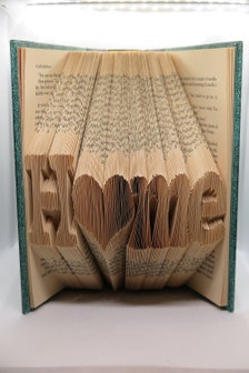 Folded Book Art- Home