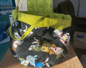 Weighted Pin Cushion with Thread Catcher and Storage Bag – Handmade Sewing Organizer