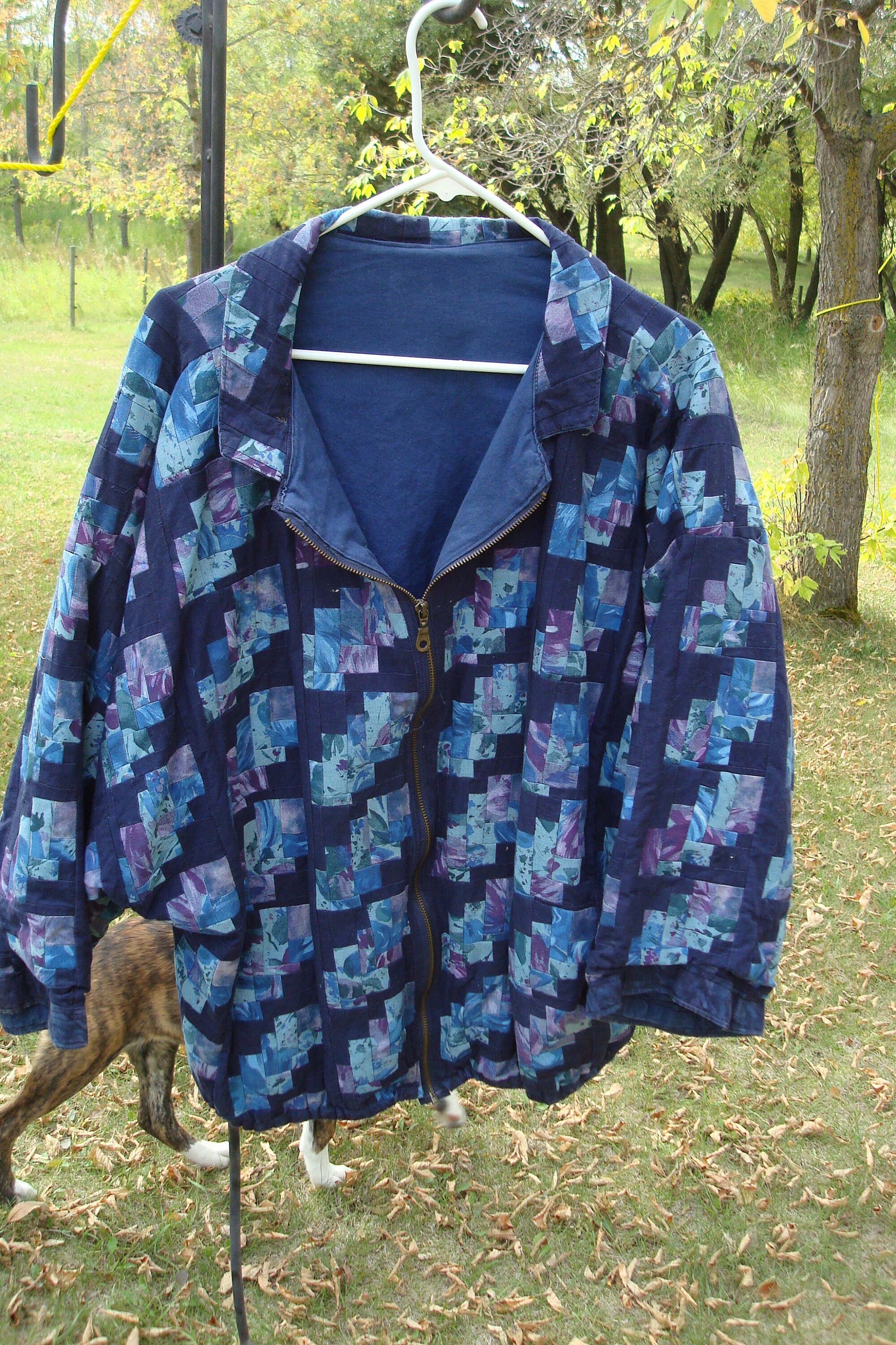 ジャケット・アウター Yuzulawgy handmade herringbone jaket Herringbone Quilted Jacket – Handmade Wearable Art - Etsy