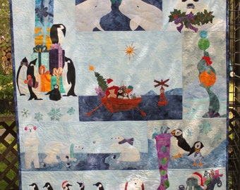 Once Upon a Star – Handmade Appliqué Wall Quilt