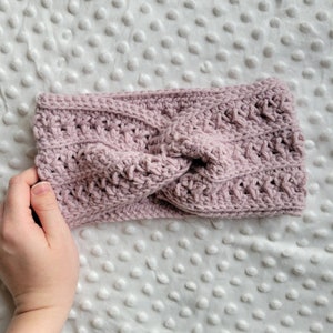 Crochet Twisted Headband Pattern/ All Sizes