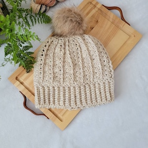 Crochet Pattern - The Driftwood Beanie pdf Pattern, Multiple Sizes
