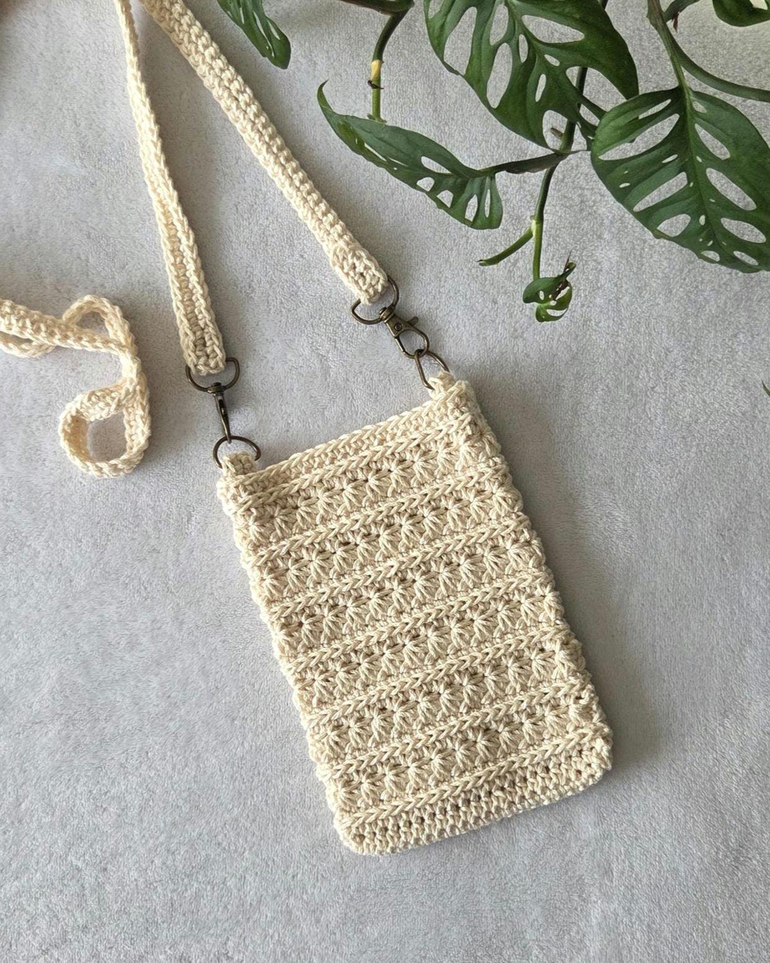 Crochet Mini Bag Pattern Beginner Crossbody Small Purse Easy Everyday ...