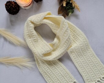 Crochet Scarf Pattern | 4 Sizes | PDF Download