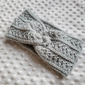 Crochet Twisted Headband Pattern/ All Sizes