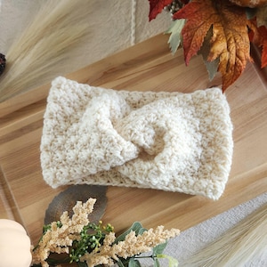 Patrón de diadema trenzada de crochet - Calentador de orejas - Incluye 9 tallas