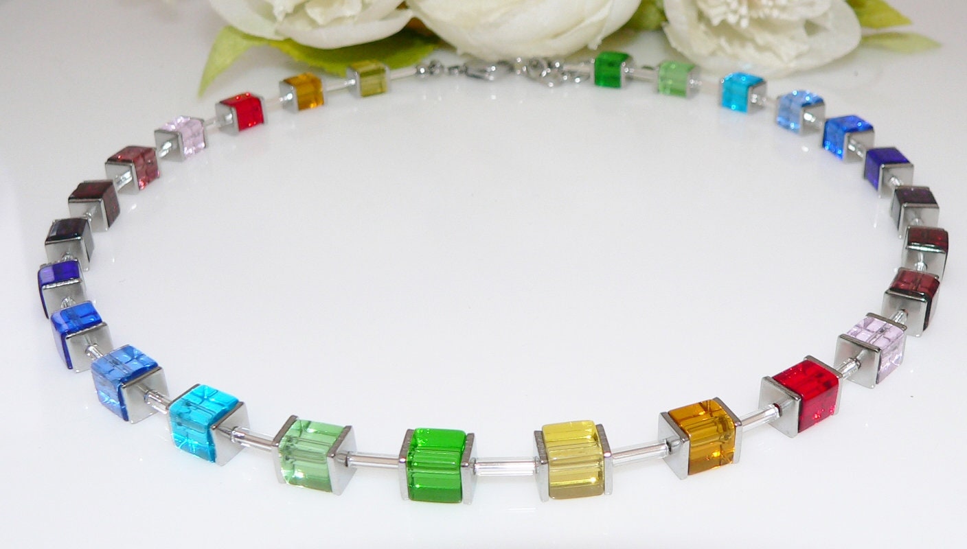Collana Vetro di Murano Millefiori Vintage tutto italiano