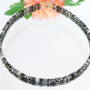 Necklace, Necklace, Necklace, Cube, Cube, Hematite Cube, Glass Cube, Hematite Squares, Silver, Black, Grey,