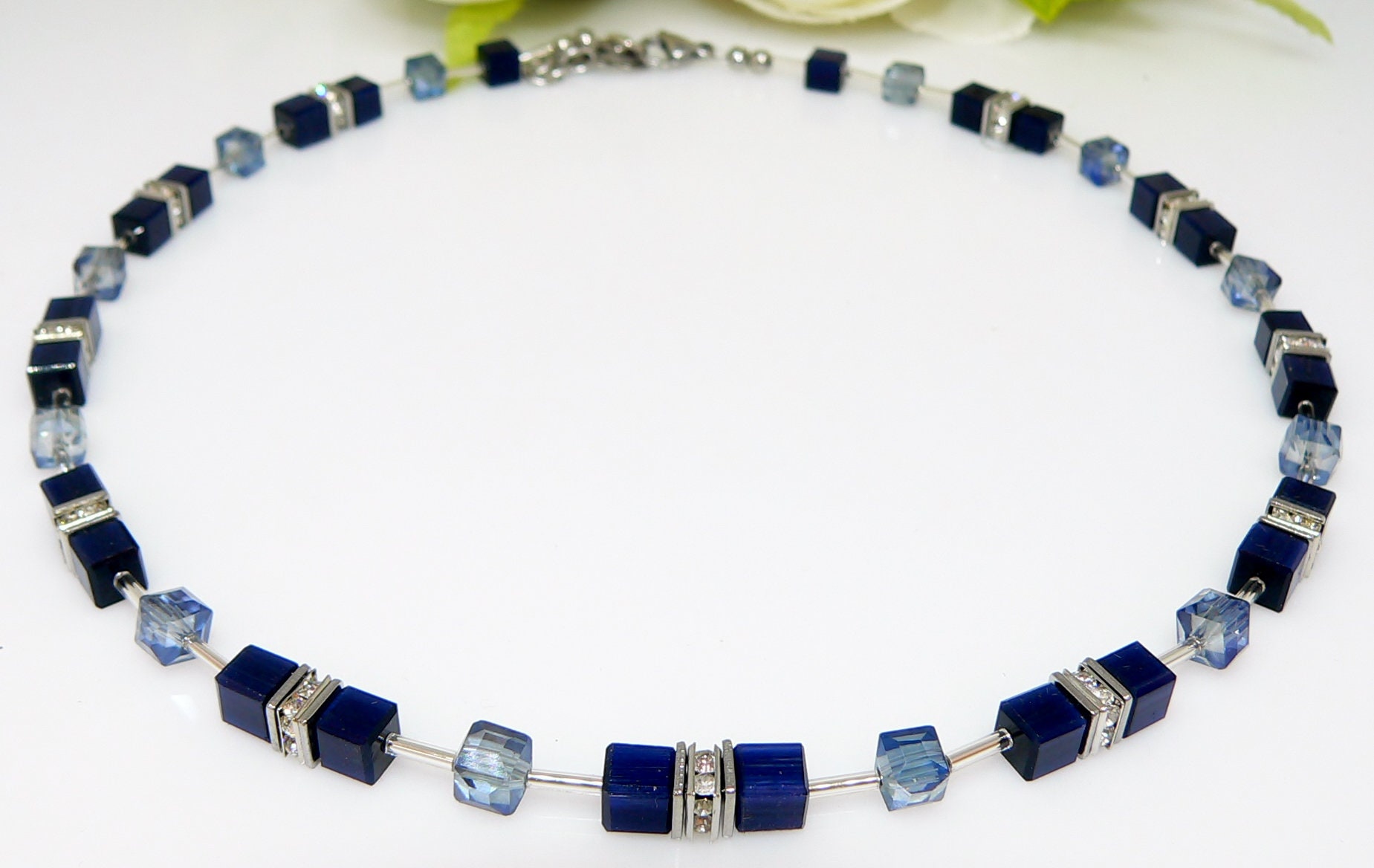 Necklace, Cube Chain, Collier, Cube, Necklace, Cat Eye, Glass ...