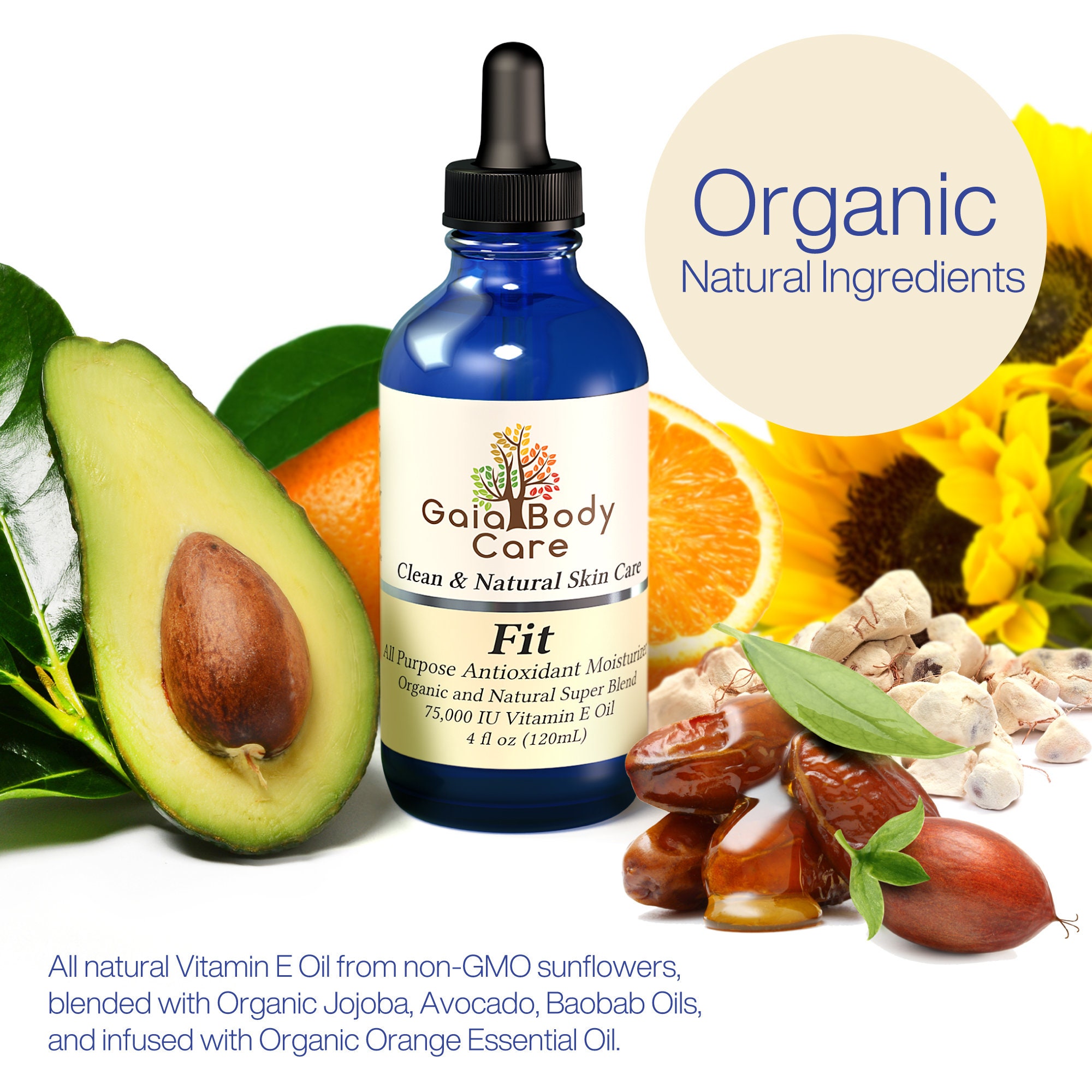 Best Vitamin E Oil Natural Super Blend of Premium Organic Oils for Anti