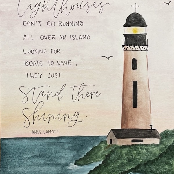 Lighthouses Quote | Anne Lamott Quote