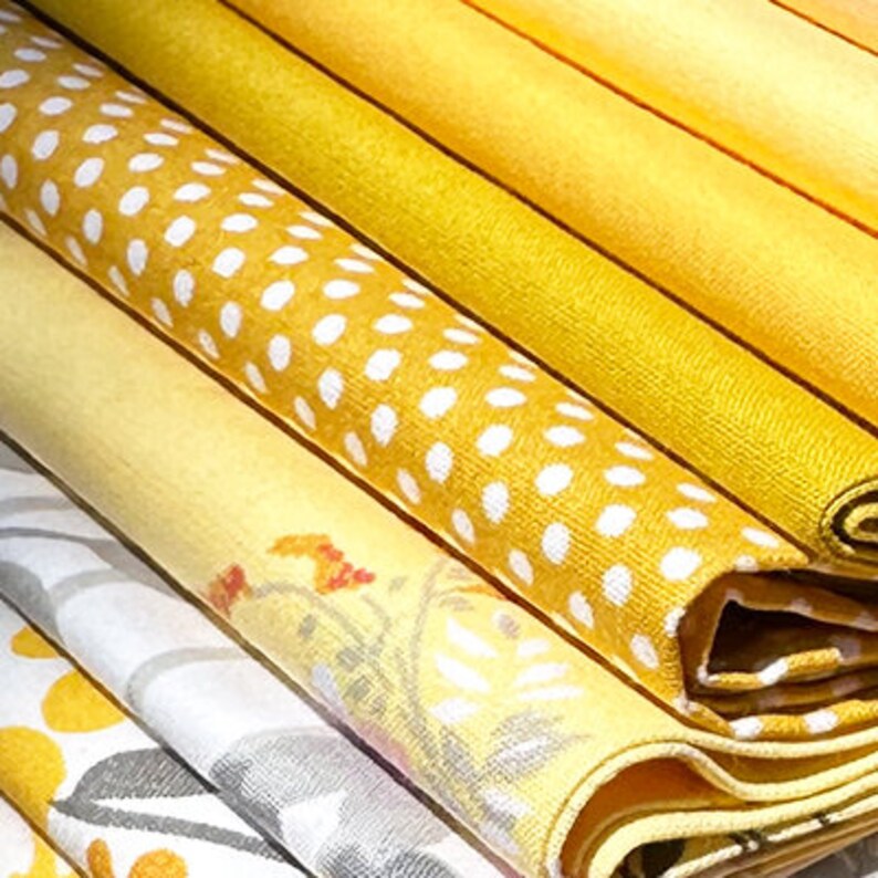 Fabric for Quilting, Cotton Fabric Bundle of 7 Pc Fat Quarter Etsy