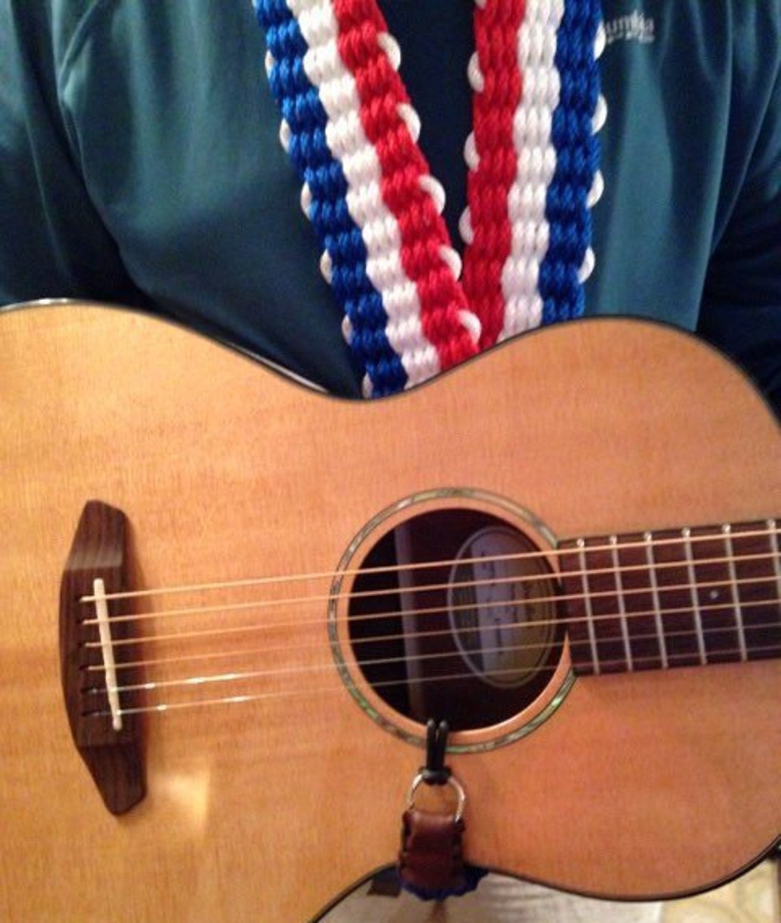 Willie Nelson style guitar strap By DreamWeaver Straps. Etsy
