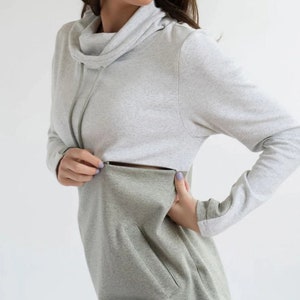 Side access nursing hoodie shop