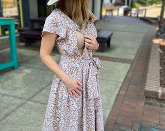 Breastfeeding dress canada hot sale