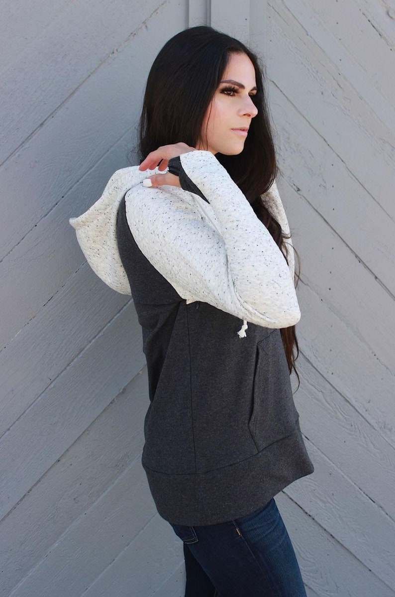 Nursing Hoodie Nursing Tops for Breastfeeding Quarter Zip Etsy