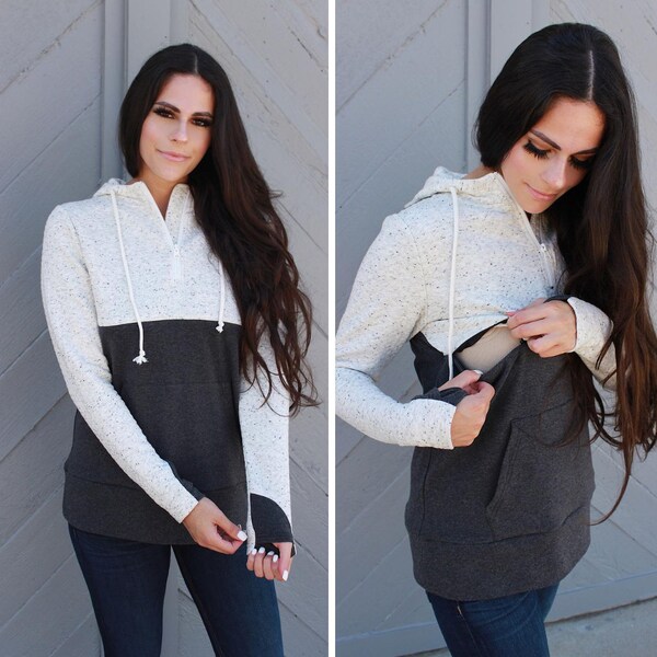 Nursing Hoodie Etsy