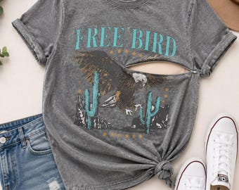 Nursing T-Shirt For Breastfeeding, Cotton Breastfeeding Top, Breastfeeding Shirt, New Mom Gift, Free Bird