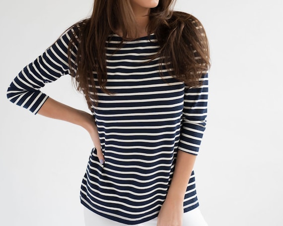 striped nursing top