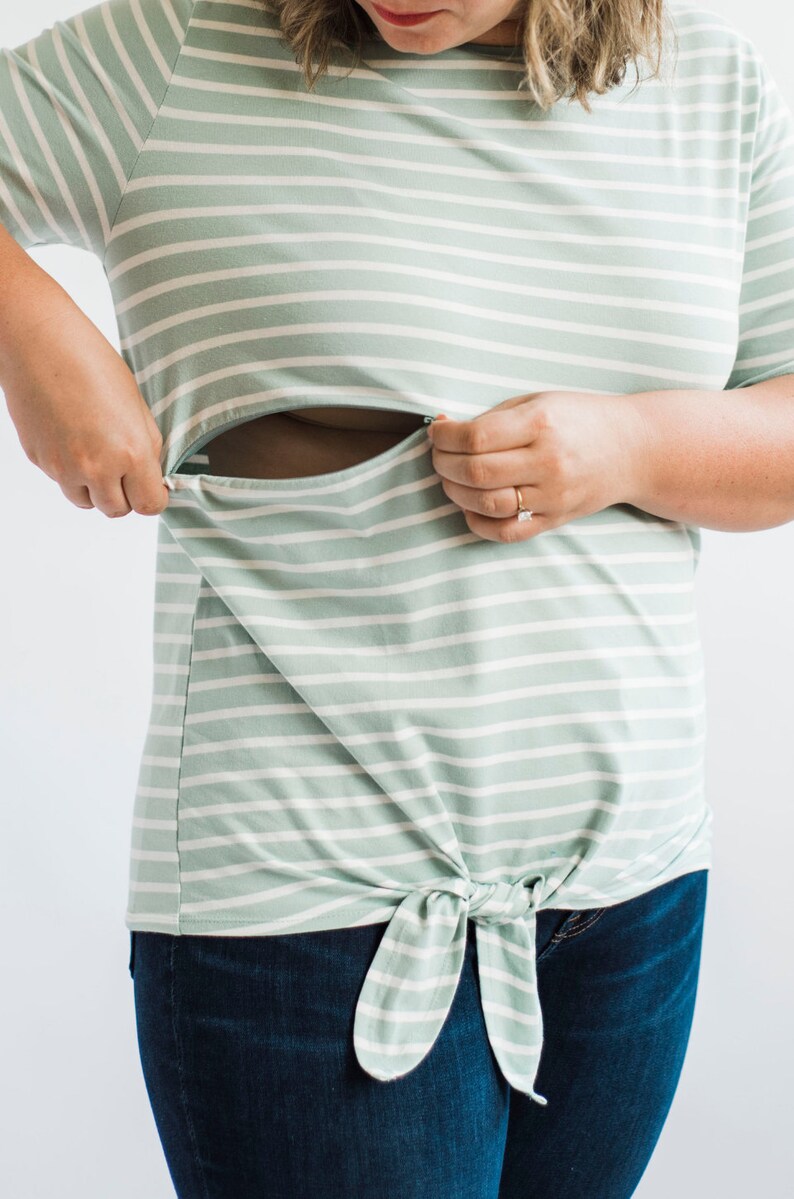 Nursing Tops for Breastfeeding Shortsleeve Nursing Shirts Etsy