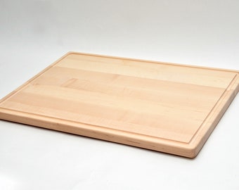 Large Carving Board with juice groove,in maple