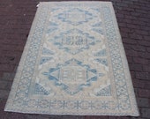 4x6 The size is 3 9 x5 8 ft which is 118x176 cm Handmade, Vintage Natural SUMAK Rug.FREE Shipping MS-2129x