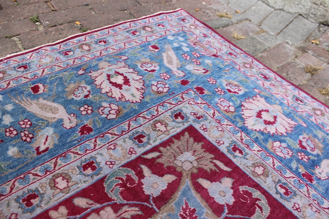 Handmadevintagesİvas Rug Made in Turkey From 1930s. Free Etsy