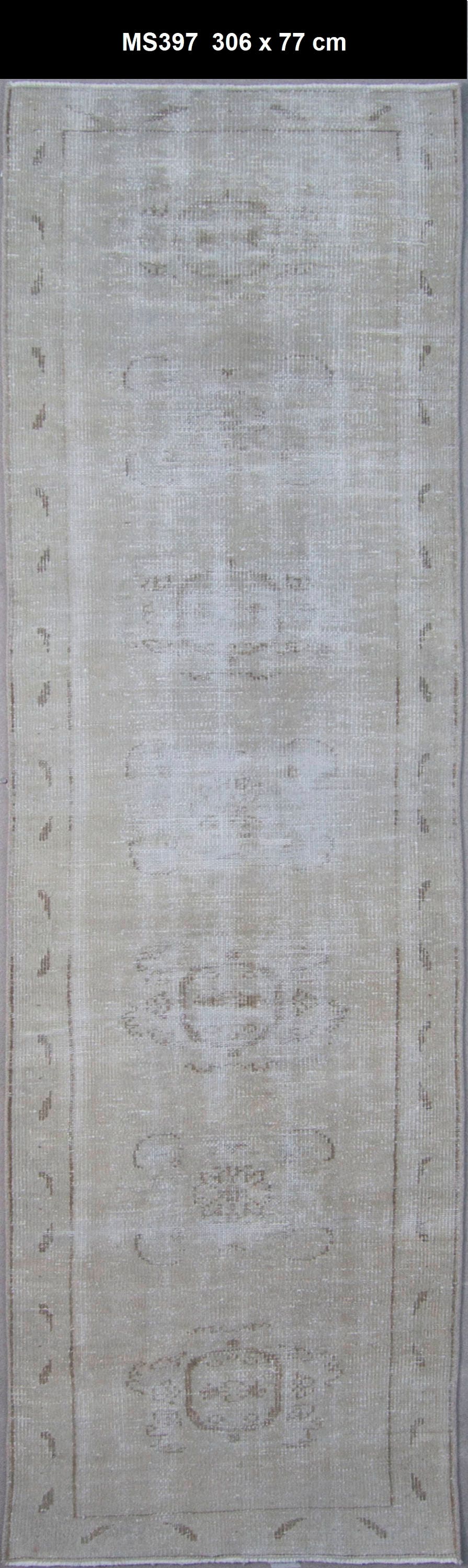 MS-397 Turkish, Handmade, Oushak, Vintage Rug..the Size is